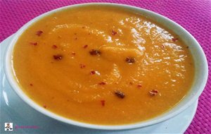 Crema De Calabaza Al Toque De Pimienta Rosa
