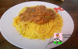 Espaguetis Con Atún
