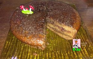 Cake De Chocolate Y Mermelada De Fresas
