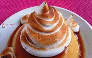 Flan Con Merengue Quemado
