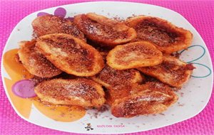 Torrijas Con Chocolate Rallado
