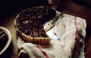 Chocolate Bourbon Pecan Pie
