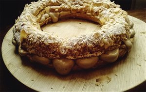 Paris-brest Con Crema Pastelera (muy Fácil) De Café {mi Primer Cumple Blog}
