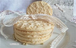 Galletas Sin Azúcar  Grabadas Y Con Flores 
