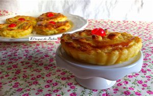 Tartitas   De Pera Y Manzana  Y Flores  Manzana 
