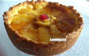 Pastel De Queso Y Manzana
