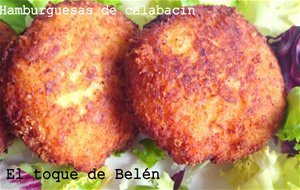 Hamburguesas De Calabacin 
