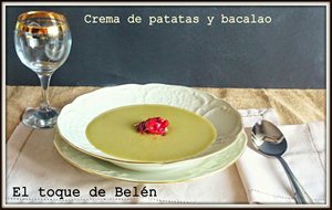 Crema De Patatas,  Bacalao Y  Perejil 
