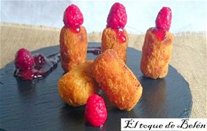 Croquetas De Pan Duro Y Queso Azul
