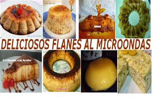 Un Paseo Por La Red,  8  Flanes Deliciosos Al Microondas  
