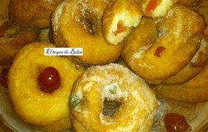 Rosquillas Con Fruta Confitada Y Almendra
