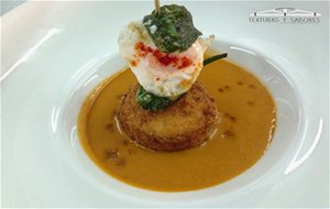 Croqueton Con Gambas Y Salsa Americana
