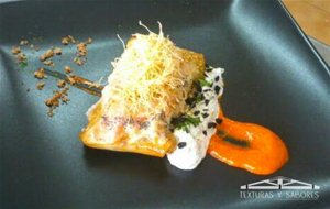 Papillote De Salmon Y Merluza
