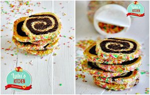 Galletas En Espiral Y Sprinkles