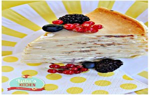 Tarta Crepes Y Cumpleaños Feliz