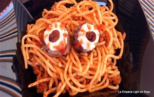 Espaguetis Monstruosos Con Tomate Tramposo
