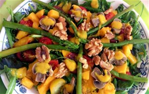 Ensalada Templada Con Vinagreta De Mango
