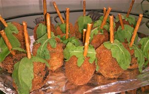 Croquetas De Espinacas Con Queso (especial Halloween)
