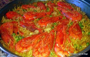 Fideuá Rápida Con Gamba Roja, Calamar Y Rape (fideo Fino)
