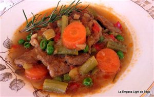 Guisado De Verduras Con Ternera Al Romero
