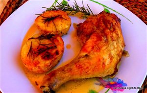 Pollo Al Horno Ras El Hanout Con Patatas Al Romero
