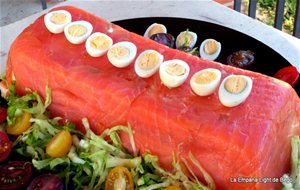 Pastel De Salmón Y Marisco Con Pan De Molde