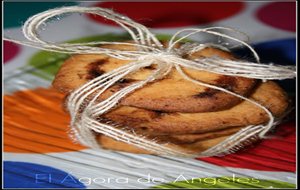 Galletas Enrolladas De Naranja Y Canela
