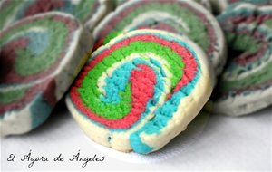 Galletas Espirales De Colores
