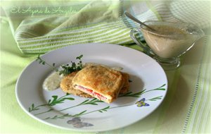 Cachopo De Berenjena Con Salsa De Queso De La Peral
