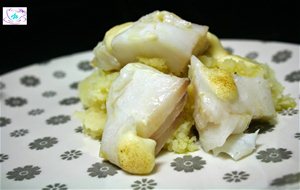 Bacalao Skrei Con Puré De Patata Y Mayonesa De Ajo
