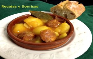 Guisito De Patatas Con Chorizo
