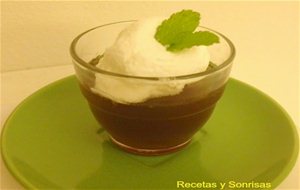 Gelatina De Té Lipton Con Merengue A La Menta
