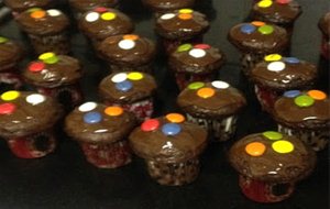 Muffins De Chocolate Y Lacasitos
