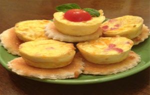 Mini Quiches! De Beicon Y Queso
