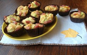 Mini Muffins De Puerro
