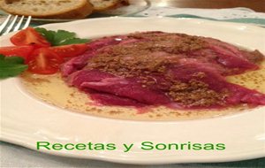 Rosbif Con Salsa De Estragon
