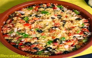 Cous Cous De Verduras Y Aceitunas
