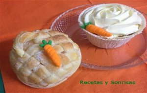 Cupcakes De Zanahoria Con Mascarpone Y Cubrecupcakes Cestita De Hojaldre
