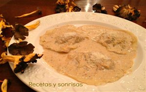 Raviolis De Butifarra Y Camagrocs
