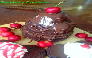 Tortitas Americanas De Chocolate
