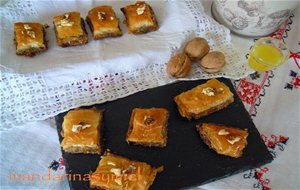 Baklava Con Nueces Y Miel.
