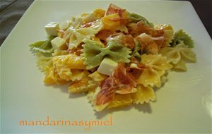 Ensalada De Pasta Con Naranja.
