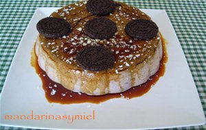 Flan De Galletas Oreo.
