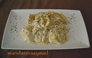 Raviolis De Jamón A La Parmesana.
