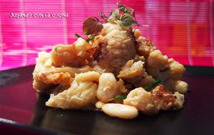 Salteado De Coliflor Con Judias Blancas
