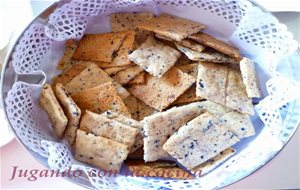 Galletas Saladas Con Aceitunas Negras, Parmesano Y Nueces - Thermomix
