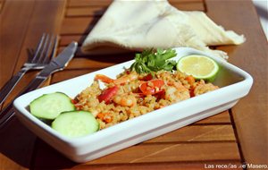 Arroz Frito Con Gambas Thai (khao Pad Koong)
