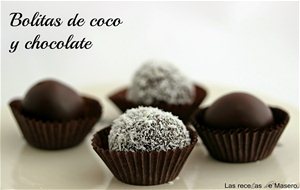 Bolitas De Coco Y Chocolate
