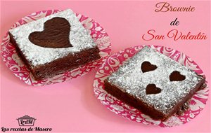 Brownie Tradicional De San Valentín

