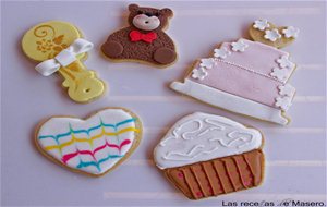 Galletas De Mantequilla Decoradas Con Glasa Real Y Fondant
